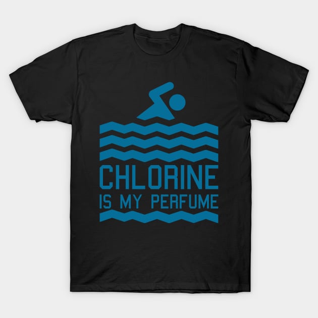 Swimming Gift Print Swim Coach Swim Team My Perfume Product T-Shirt by Linco